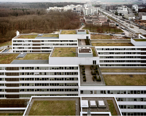 EnBW building (looking East), Stuttgart, Germany, May 2015