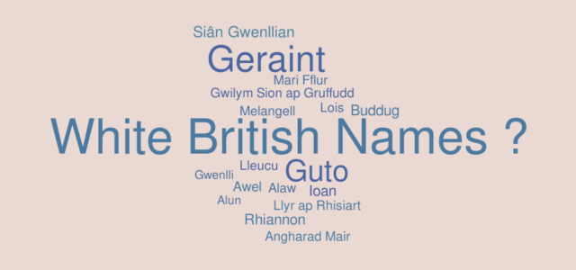 White British Names? Welsh names are as ‘Othered’ as those of migrants in the UK context